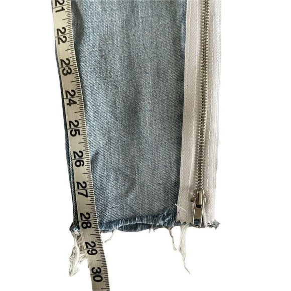 Blank NYC‎ The Great Jones Jeans in Slumlord Side Zip 25 Medium Wash $118 - Picture 11 of 12
